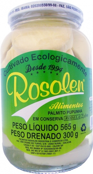 Palmito Rodela Extra 300g - Rosolen