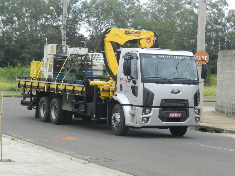 Transportes de máquinas industriais