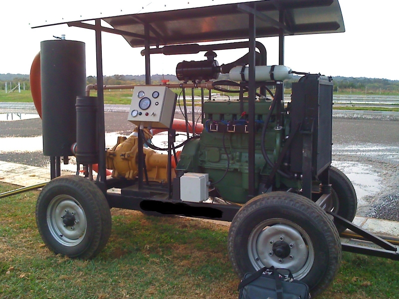 Bomba+Motor á biogás