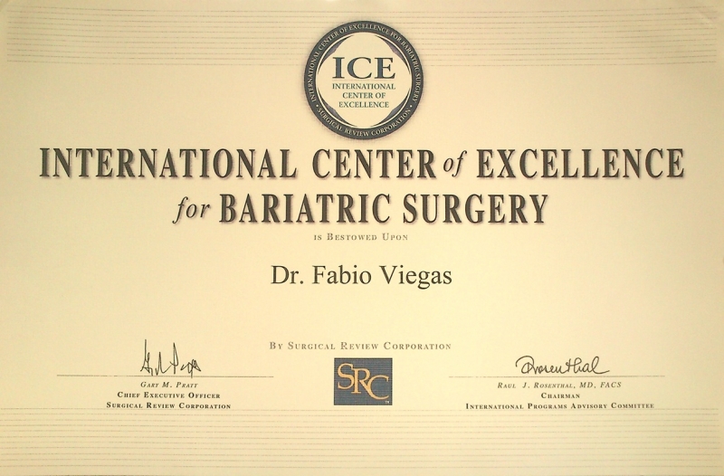 Certificado Internacional da Acreditao da Surgical Review Corporation 