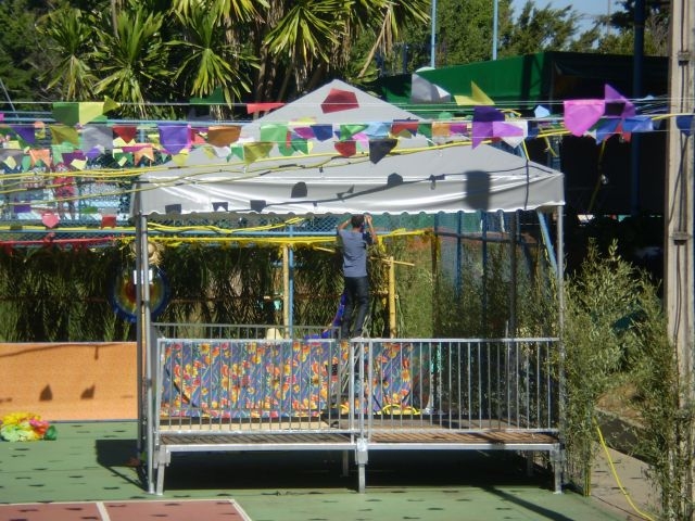 Montagen de palco para todos os tipos de festa