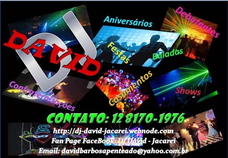 Dj em Jacarei - Dj David festas e Eventos 