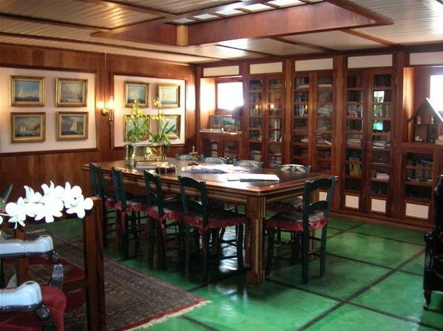 Sala de estar da Pousada