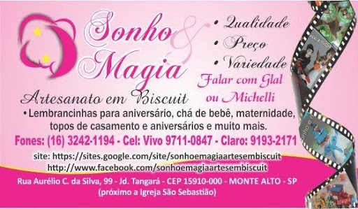 sonho e magia contato