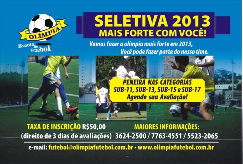 SELETIVA 2013!! No fique de fora dessa!!!