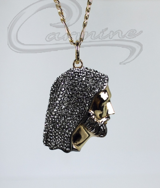 Pingente de Cristo - Joias Carmine - 10 camadas de ouro 18k - joias exclusivas