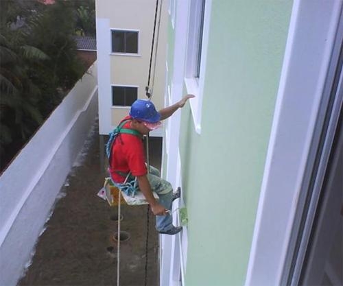 pintor balancinho, pintor em altura, pintor rapel, reforma de fachadas