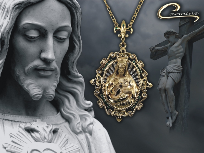 Colar de Cristo com corrente - 10 camadas de ouro 18k - Joias exclusivas 100% nacional garantia de qualidade!