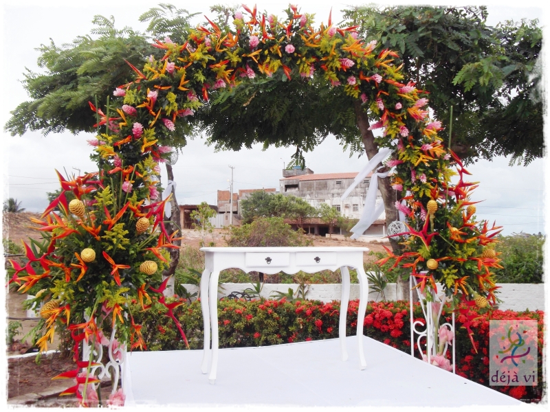 Decoração altar casamento