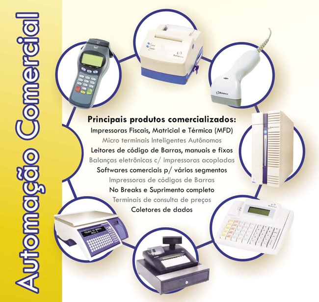 Automacao comercial roda dos equipamentos