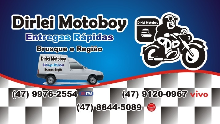 Dirlei Motoboy Brusque (47) 9976-2554 tim