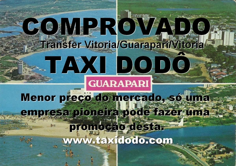 Taxi Guarapari com o menor preço do mercado