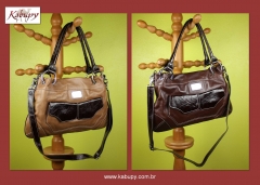 Bolsas femininas de couro - www.kabupy.com.br