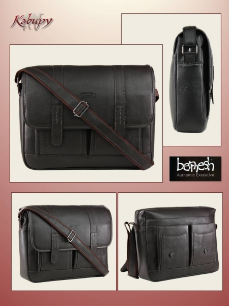 Bolsas Masculinas de Couro - www.kabupy.com.br