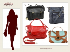 Bolsas femininas de couro - www.kabupy.com.br