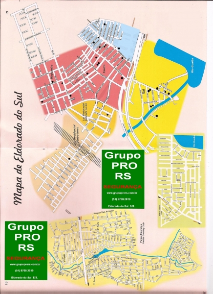 Eldorado do Sul  Mapa   =  Grupo PRO RS  Segurança