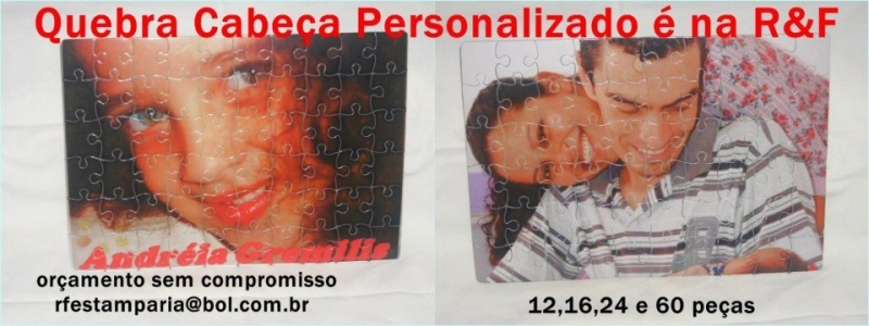 quebra cabea personalizado