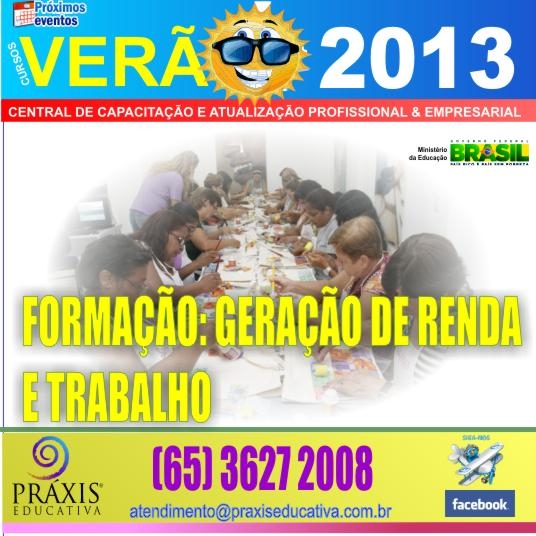 Formao de Gerao de Renda e Trabalho