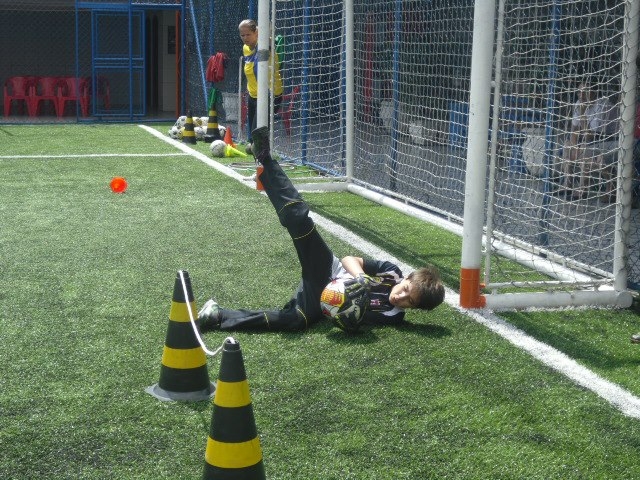 Treino especfico de goleiros!