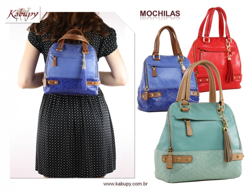 Mochilas Femininas = www.kabupy.com.br