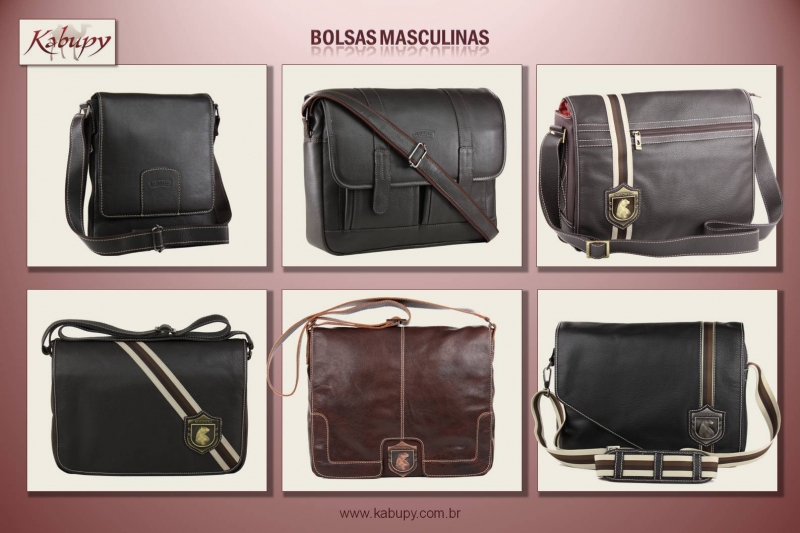 Bolsas Masculinas - www.kabupy.com.br