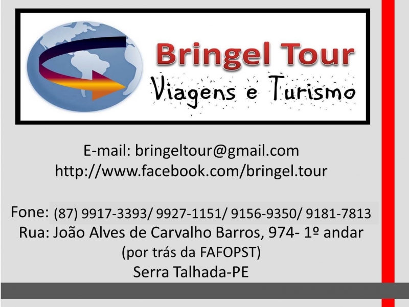 A sua agência de viagens em Serra Talhada