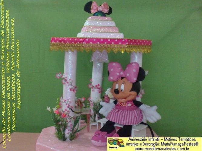 Tema Minnie Rosa - Decorao Infantil Maria-Fumaa-Festas - Sua festa temtica com o tema 