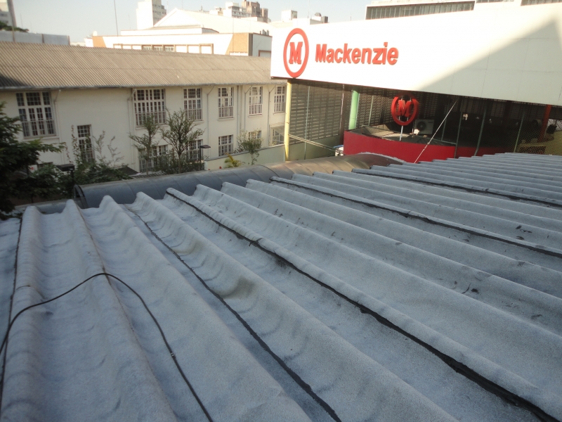 Impermeabilizao do telhado da Universidade Mackenzie de So Paulo