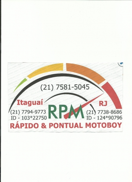 RPM Rápido Pontual Motoboy