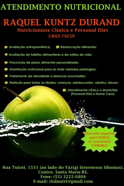 Nutricionista Clnica Raquel K. Durand