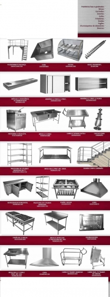 fabricação de equipamentos em aço inox