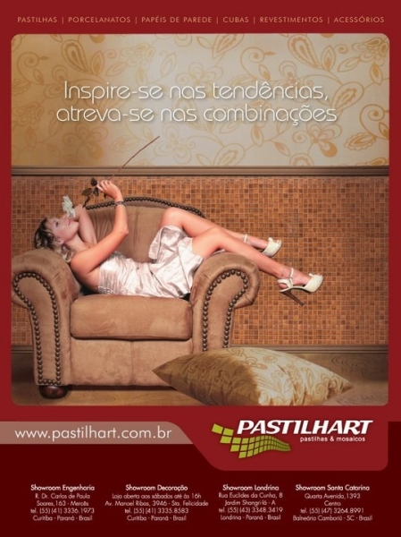 Pastilhas de vidro Pastilhart - www.pastilhart.com.br 