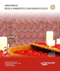 Pastilhas de vidro fracta pastilhart - www.pastilhart.com.br