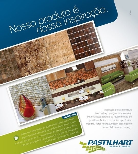 Pastilha de vidro Pastilhart - www.pastilhart.com.br 