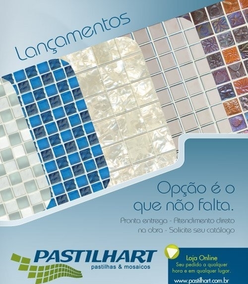Pastilha de vidro Pastilhart - www.pastilhart.com.br 