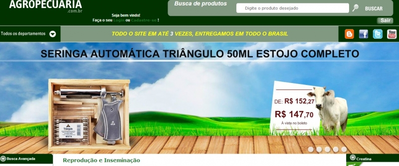 www.lojaagropecuaria.com.br - Cliente Webvenda