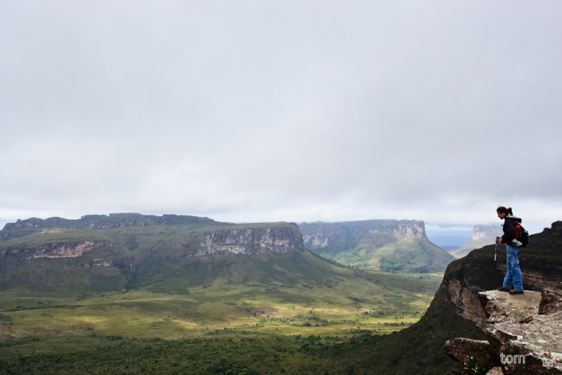 No alto do Morro do Pai Inácio - Chapada Diamantina - Bahia - Brasil.