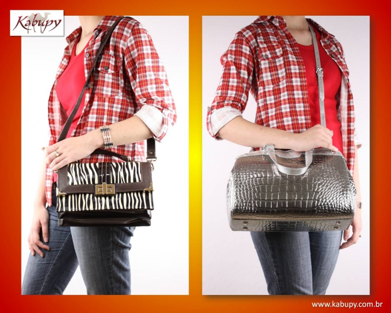 Bolsas de Couro - www.kabupy.com.br