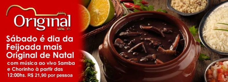 Banner Virtual, Cliente: Bar Original. Banner de Feijoada. 