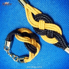 Braceletes de couro = www.kabupy.com.br