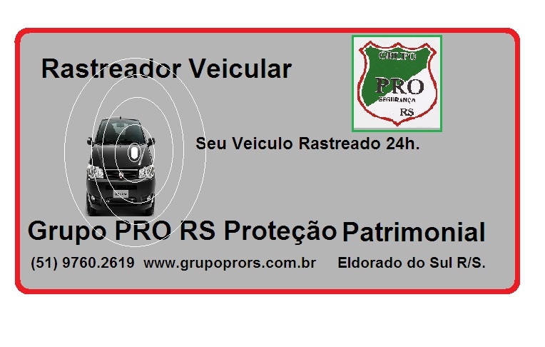 Rastreamento Veicular Grupo PRO RS Proteo Patrimonial