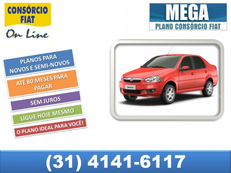 Consrcio Nacional Fiat - (31) 4141-6117