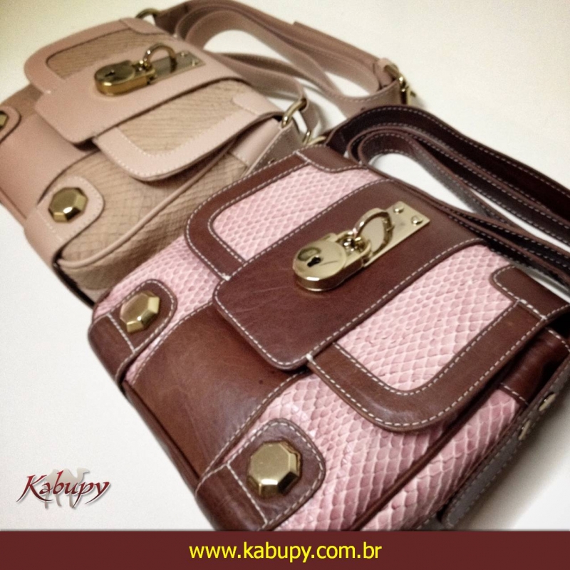 Bolsas Femininas de Couro = www.kabupy.com.br