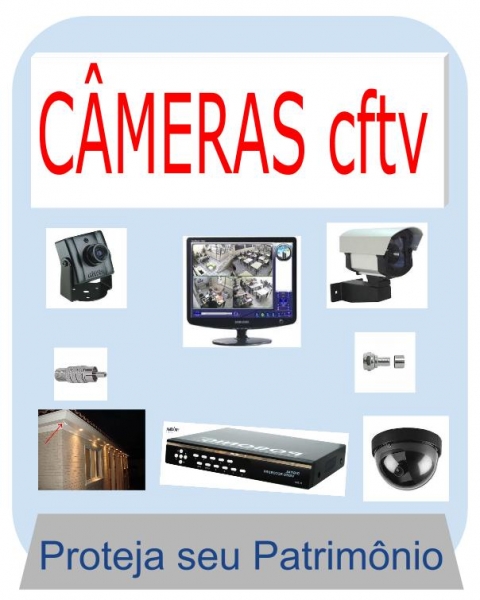 Instalação de câmeras de vigilância cftv
