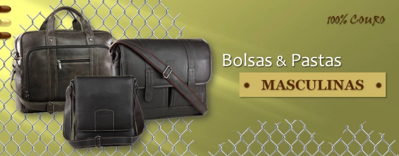 Bolsas Masculinas - www.kabupy.com.br