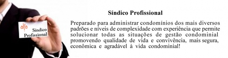 Síndico - Síndico Profissional - Síndico Condominial - Síndico para Condomínios