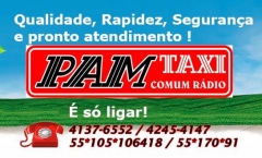 Pam táxi comum rádio