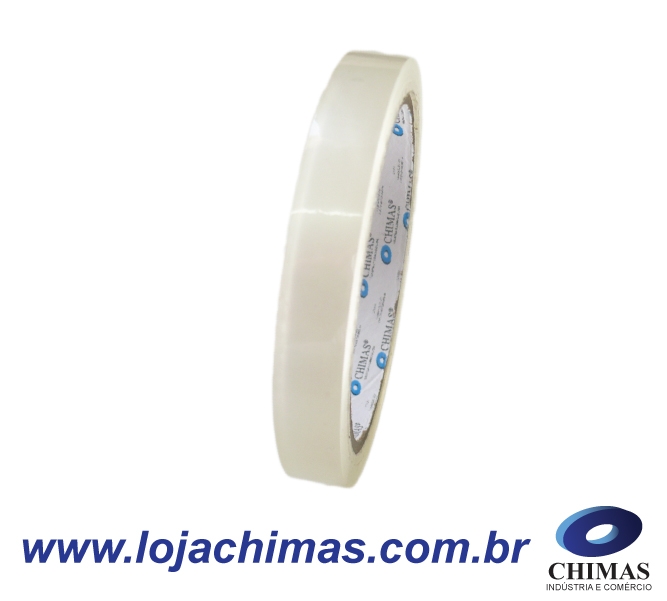 Fita Adesiva CHIMAS Acrlica Transparente 12X50M Disponvel em BOPP 40 Micras