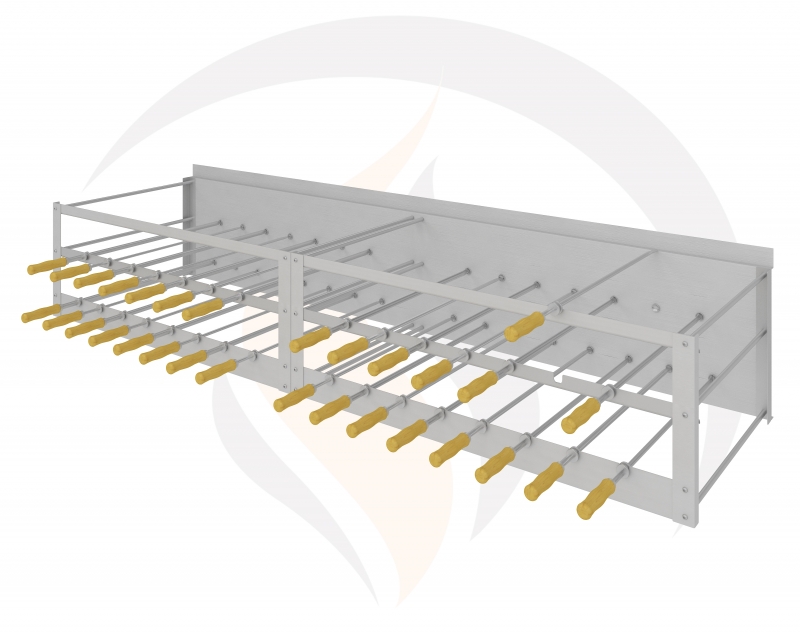 - Churrasqueira Rotativa Sob Medida - Produto em inox 304 - Regulagem de velocidade dos espetos - voltagem 110/220 Volts - Garantia total de 12 meses - Foto ilustrativa