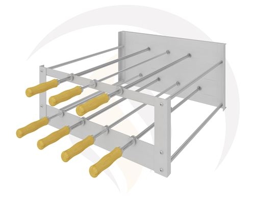 - Churrasqueira Rotativa Sob Medida - Produto em inox 304 - Regulagem de velocidade dos espetos - voltagem 110/220 Volts - Garantia total de 12 meses - Foto ilustrativa